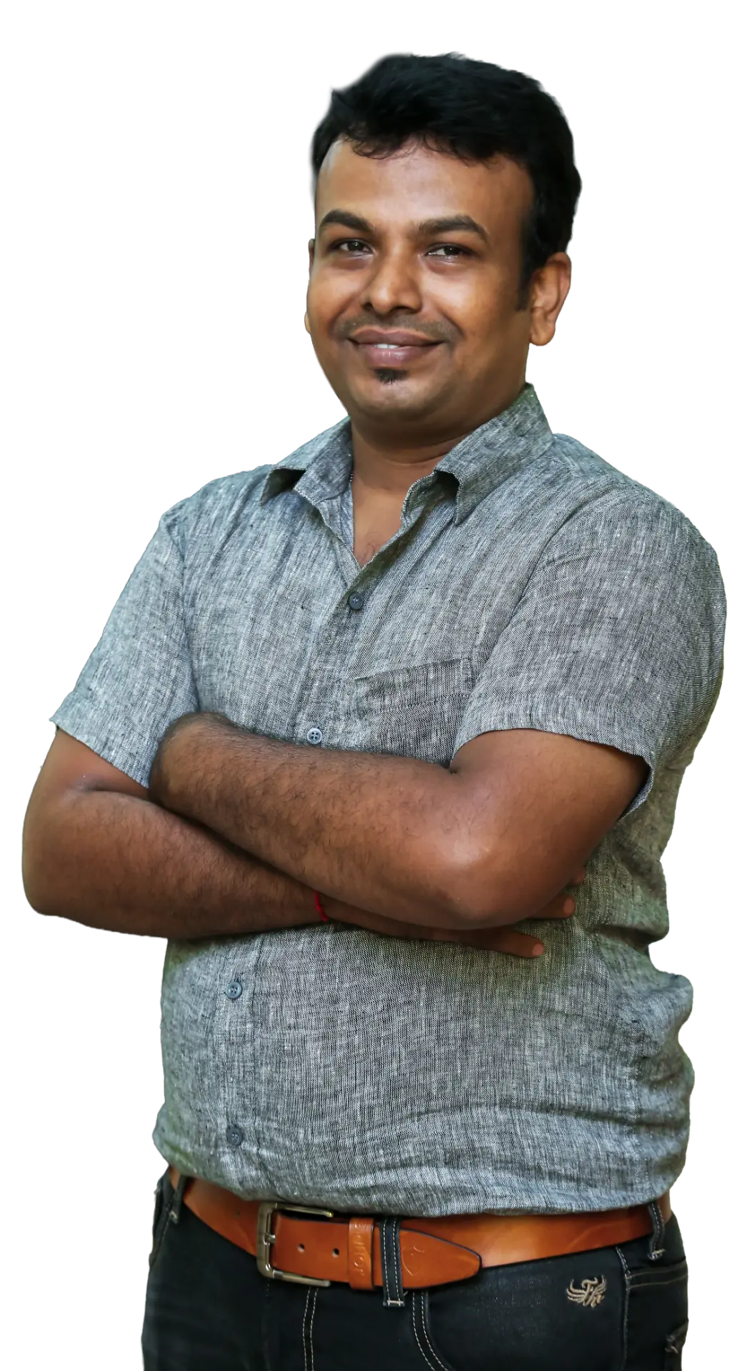 Portrait of Sajeesh Subramanian, visual and UI/UX designer